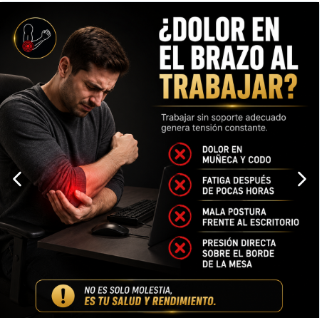 Reposabrazos Ajustable Giratorio 360°